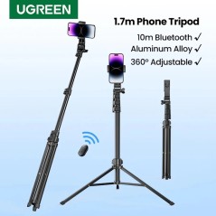 Ugreen Selfie Stick Tripod with Remote - Capture Perfect Moments Anywhere!